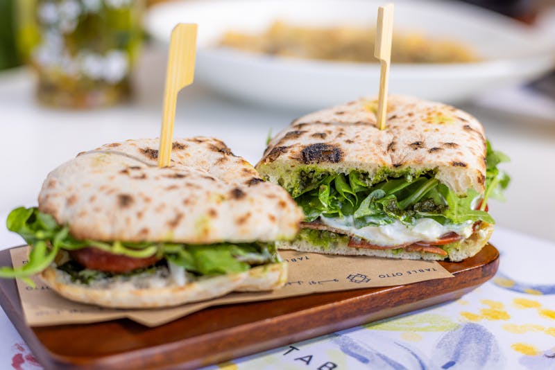 Prosciutto and fresh mozzarella Italian sub