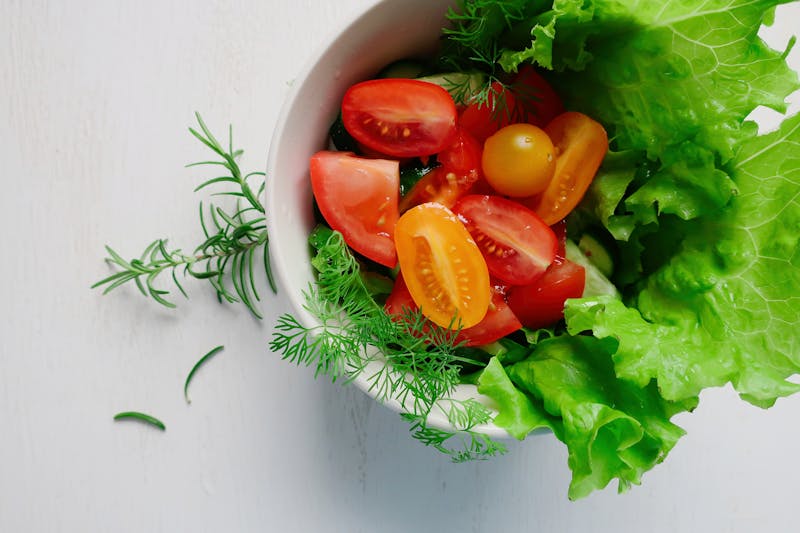 Fresh side salad primo catering