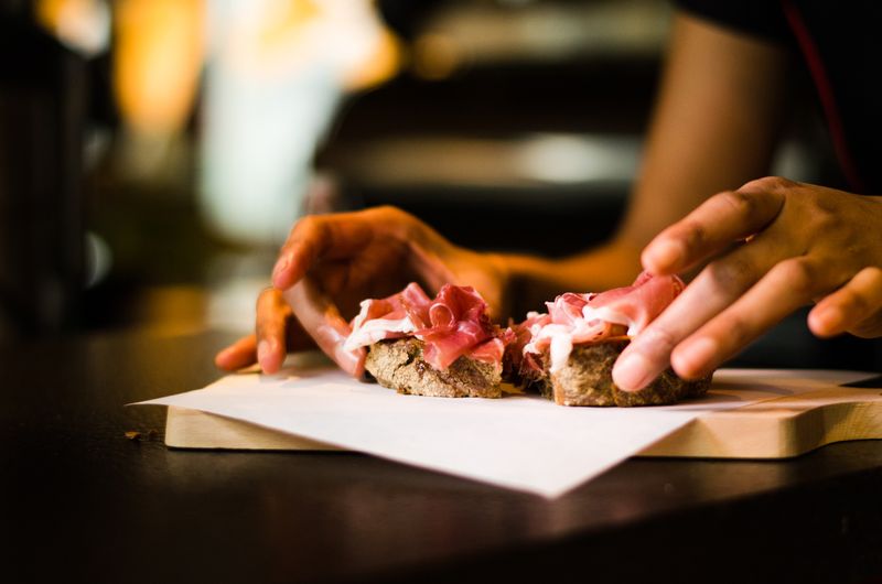Fresh primo hoagies being prepared in our Charlotte kitchen